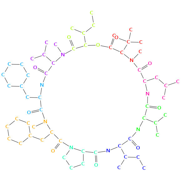 aureobasidin F chemical structure Chemical structure
