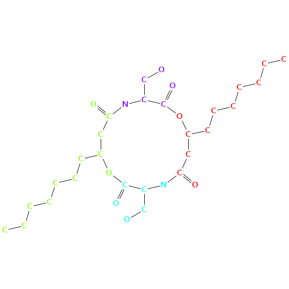 serrawettin W1 chemical structure Chemical structure