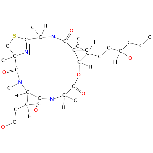 halipeptin B chemical structure Chemical structure