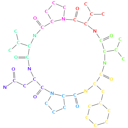 axinastatin 1 chemical structure Chemical structure
