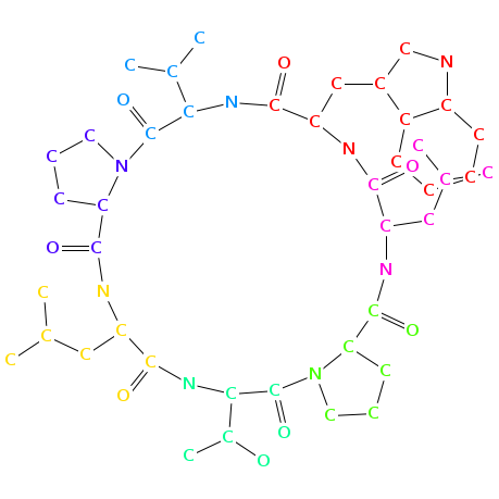 axinastatin 4 chemical structure Chemical structure