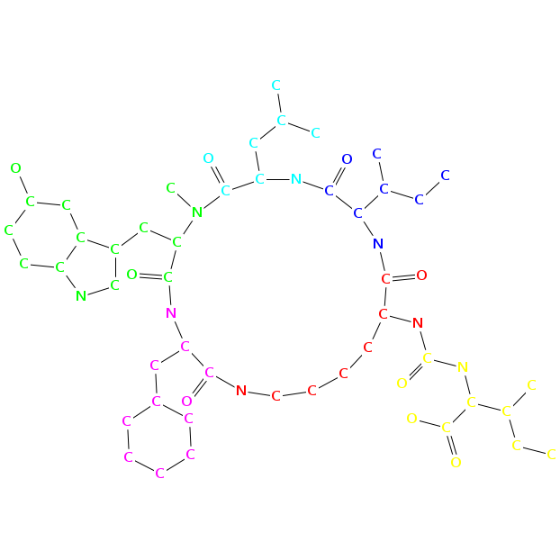 mozamide B chemical structure Chemical structure