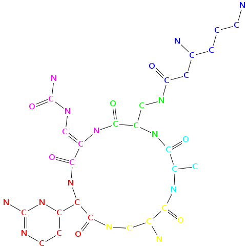 capreomycin IB chemical structure Chemical structure