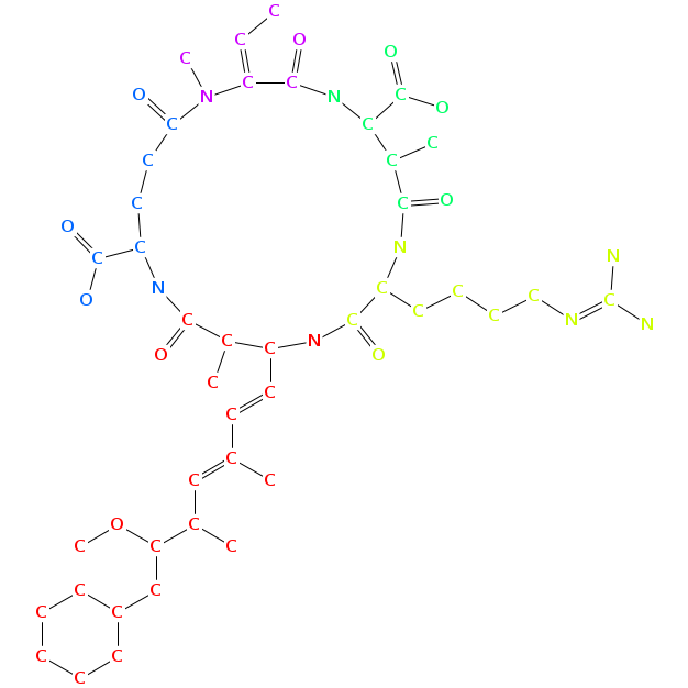 nodularin-Har chemical structure Chemical structure