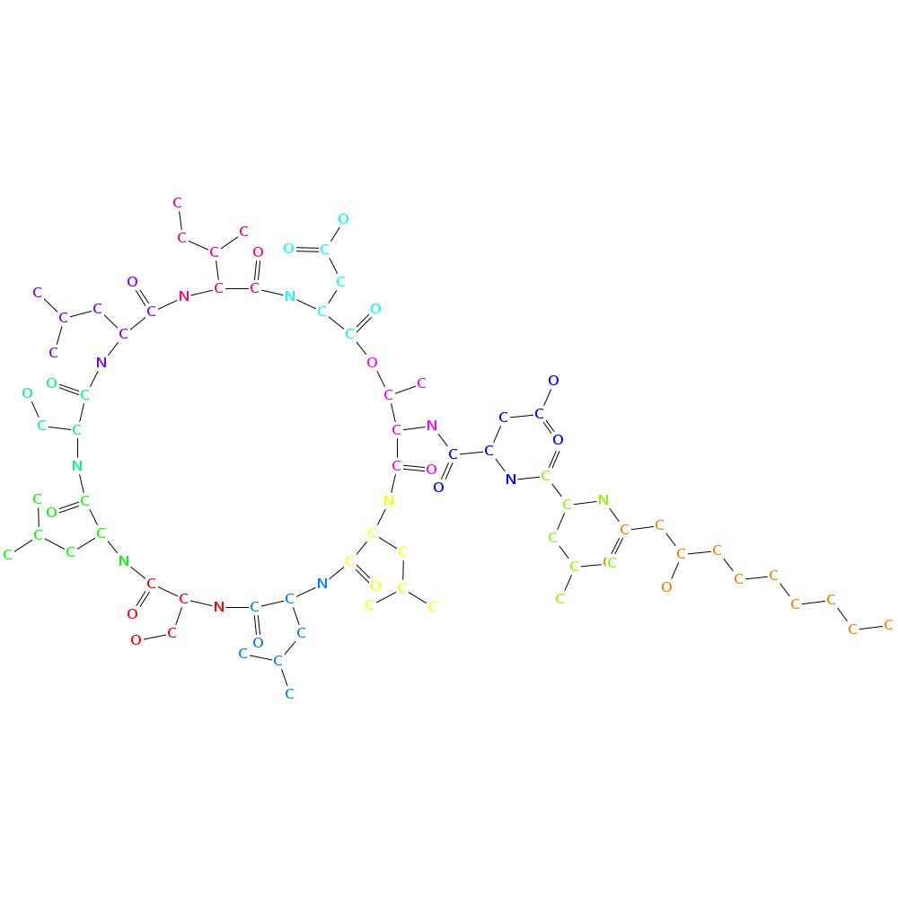 Anikasin chemical structure Chemical structure